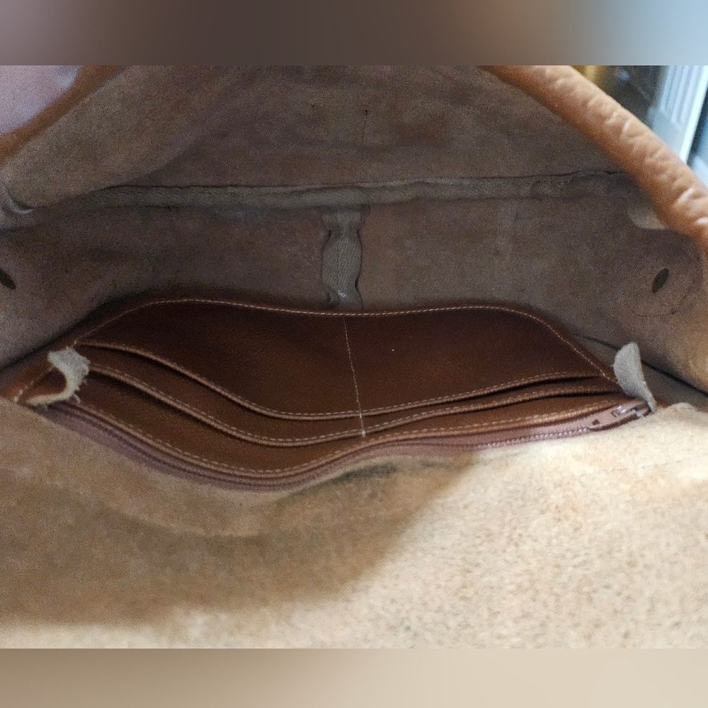 Vintage Dooney & Bourke Outback Loden Saddle Bag - Picture 6 of 6